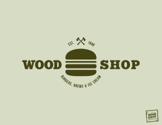 WoodShop 2projekty - projektowanie logo - konkurs graficzny
